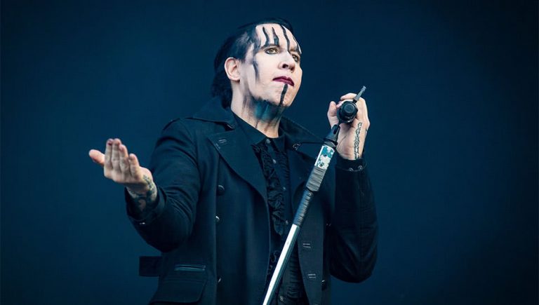 Marilyn Manson performing live