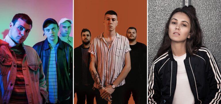 DMA'S, Trophy Eyes, and Amy Shark, the three most-played acts on triple j this week.