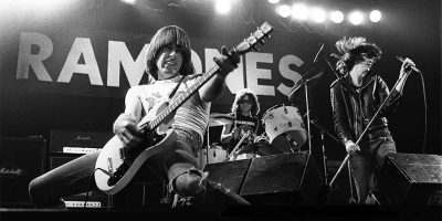 Punk icons the Ramones performing live