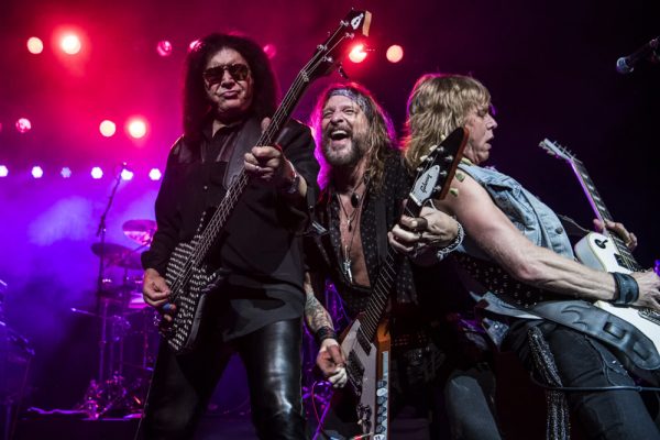 Gene Simmons and Ace Frehley at The Enmore Theatre