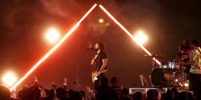 Gang Of Youths performing at the NRL Grand Final