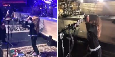 Watch: Korn guitarist's 5-year old son doing guest vocals for the band