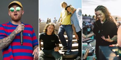 Mac Miller, Skegss, and Tash Sultana, three of the most-played acts on triple j this week