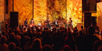 QOTSA performing at Hobart's Mona Museum