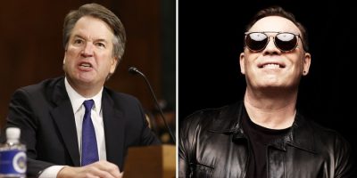 US Supreme Court nominee Brett Kavanaugh and UB40 singer Ali Campbell