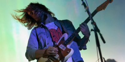 Tame Impala performing at Desert Daze