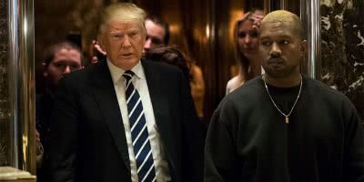 Image of Donald Trump and Kanye West