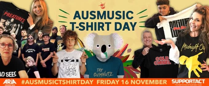 Ausmusic T-Shirt Day poster