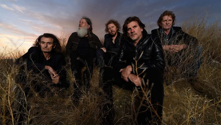 Boris Sujdovic, Tony Pola, Kim Salmon, Tex Perkins, and Charlie Owen of The Beasts