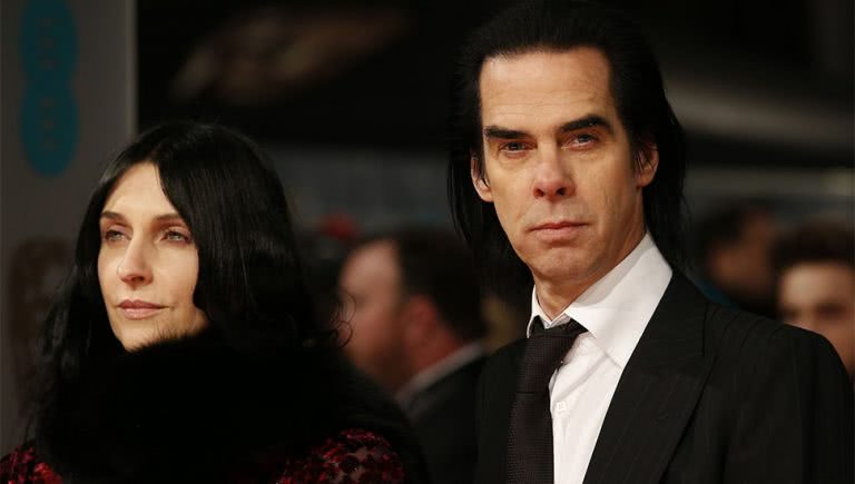 Australian musician Nick Cave and wife Susie Bick