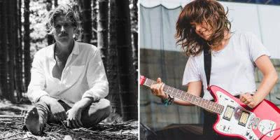 2 panel image of Ziggy Alberts and Courtney Barnett, triple j's most-played acts for the week