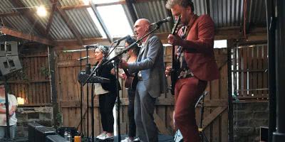 Paul Kelly performing for Spotify Fans First