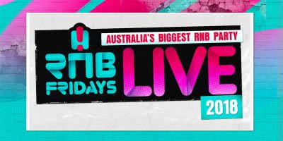 The logog for RnB Fridays Live 2018