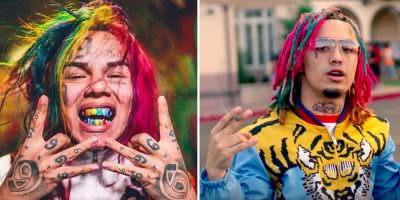 2 panel image of Tekashi 6ix9ine and Lil Pump, two of modern hip-hop's most popular acts
