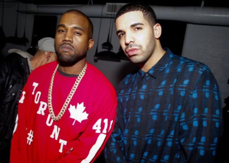 Kanye West and Drake