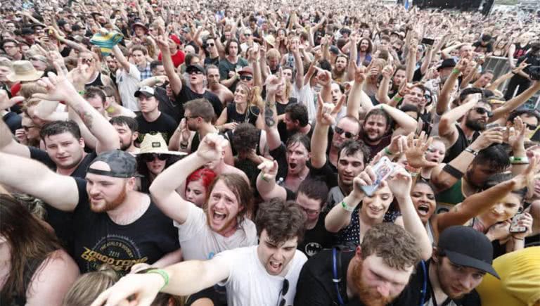 Image of the crowd at Melbourne's Good Things Festival