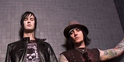 Late Avenged Sevenfold drummer The Rev with guitarist Synyster Gates