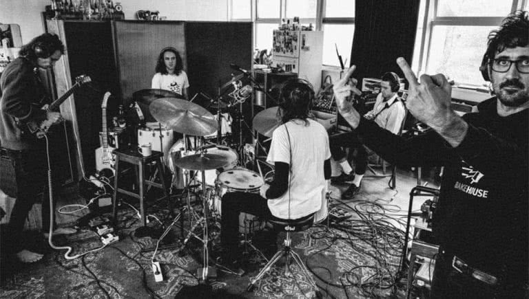 King Gizzard & The Lizard Wizard in the studio with Gareth Liddiard