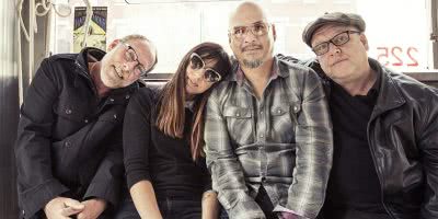 The current lineup of alt-rock icons the Pixies