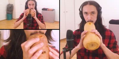 Toni Patanen covering Toto's 'Africa' on vegetables
