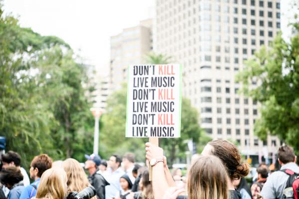 Don't Kill Live Music Australia Rally