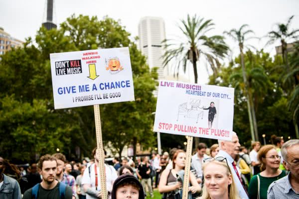 Don't Kill Live Music Australia Rally