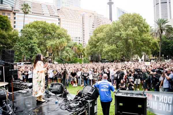 Don't Kill Live Music Australia Rally