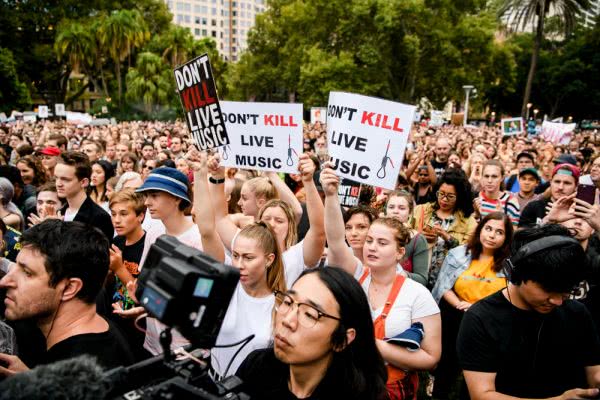 Don't Kill Live Music Australia Rally