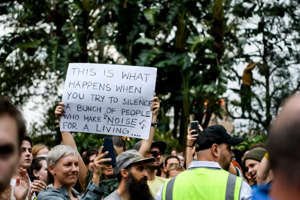 Don't Kill Live Music Australia Rally