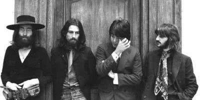 Members of The Beatles pictured in 1969