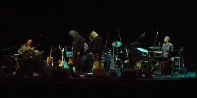 Image of Robert Plant performing with new band, Saving Grace