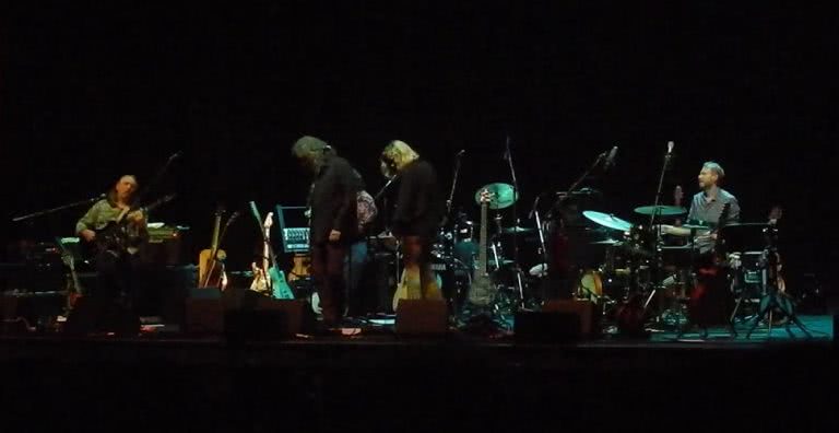 Image of Robert Plant performing with new band, Saving Grace