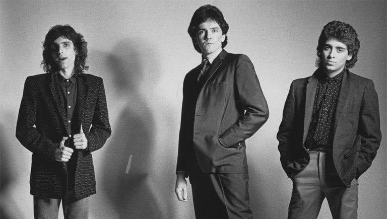 Image of Joe Satriani's first band, Squares