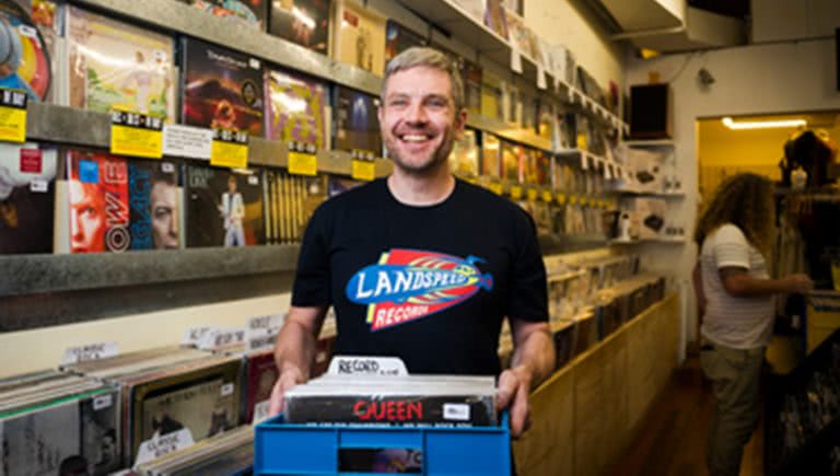 Blake Budak of Canberra's Landspeed Records