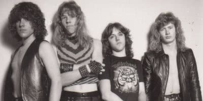 The original lineup of thrash-metal icons Metallica
