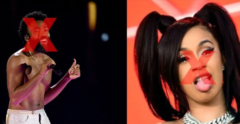 The 2019 TIME 100 has been revealed, but doesn't feature any rappers. Cardi B and Childish Gambino