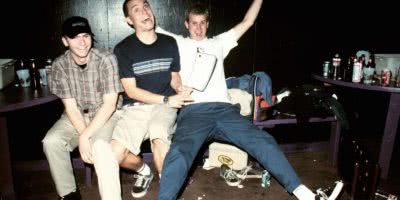 The original lineup of Blink-182, featuring drummer Scott Raynor