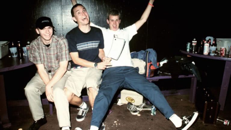 The original lineup of Blink-182, featuring drummer Scott Raynor