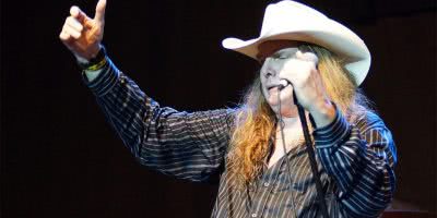 Phil McCormack of Molly Hatchet performing live