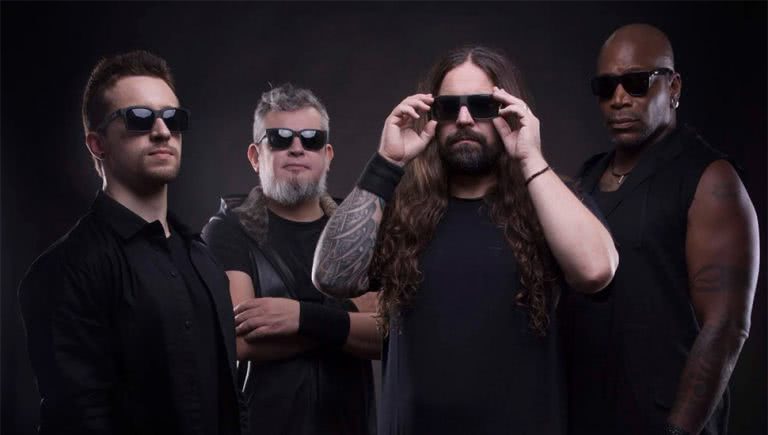 The current lineup of Brazilian metal icons Sepultura