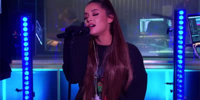 Ariana Grande performing live