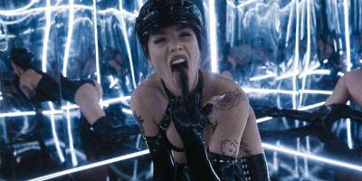 Halsey in the film clip for her latest song, 'Nightmare'