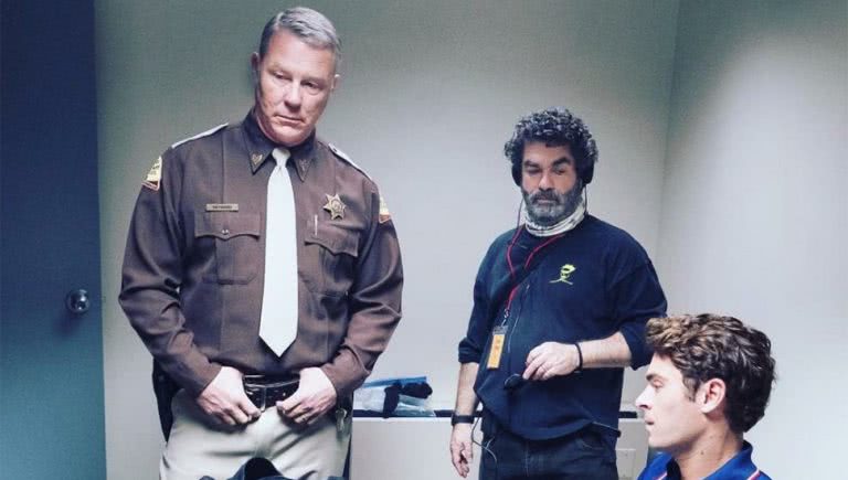 Image of James Hetfield in the Ted Bundy film, 'Extremely Wicked, Shockingly Evil, and Vile'