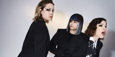 Members of US rock band Sleater-Kinney