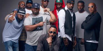 Image of the Wu-Tang Clan in 2014