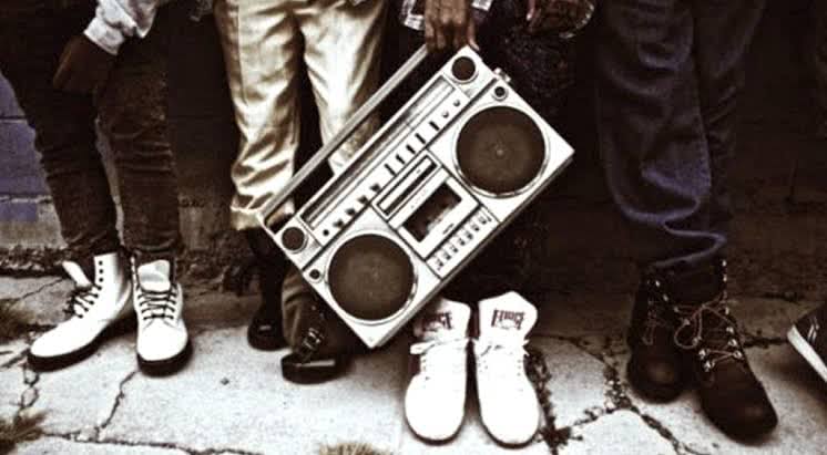 Boom box speaker