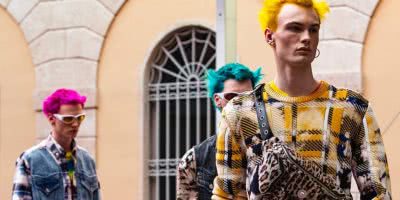 Versace pay homage to late The Prodigy frontman Keith Flint