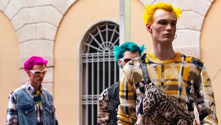 Versace pay homage to late The Prodigy frontman Keith Flint