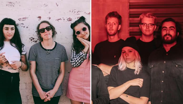 Image of Camp Cope and West Thebarton, two acts performing at Adelaide's Day Of Clarity festival this August