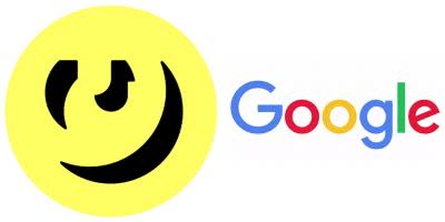 2 panel image of the logos for Genius and Google